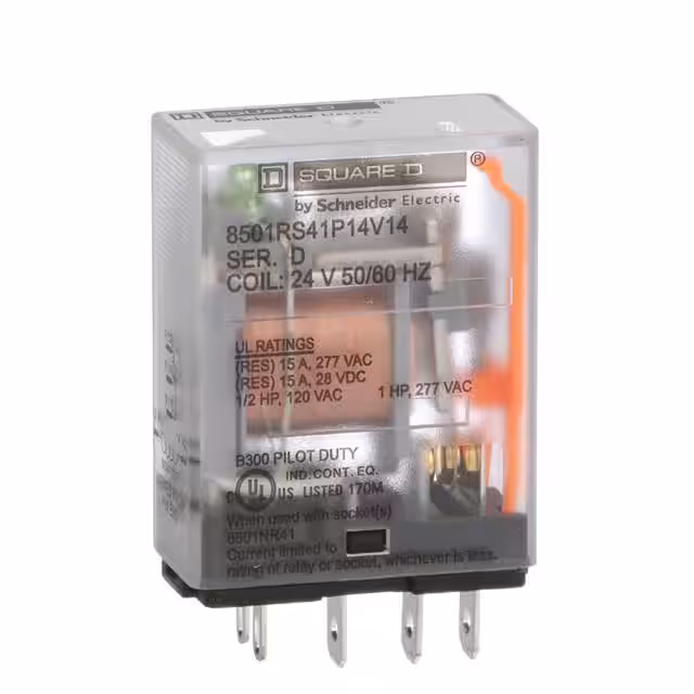 8501RS41P14V14 Schneider Electric  Power Relays Over 2 Amps